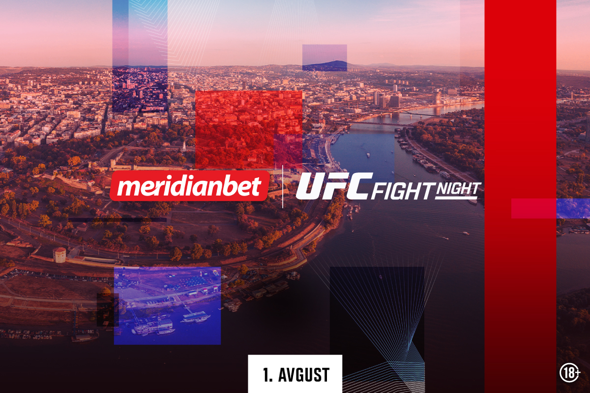 Meridianbet zvanični sponzor UFC Fight Night Belgrade Meridianbet zvanični sponzor UFC Fight Night Belgrade