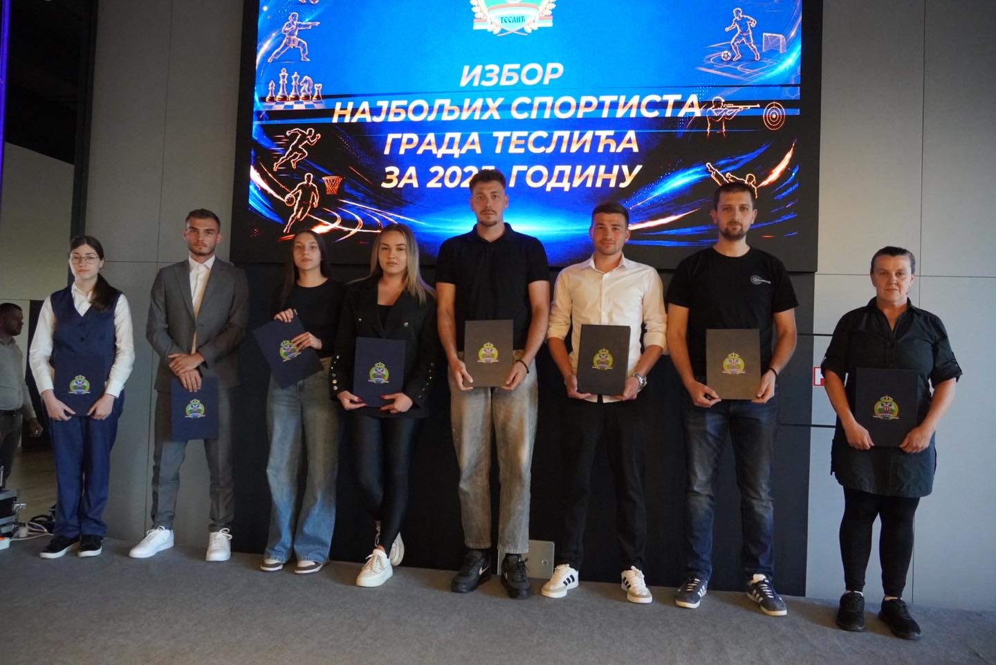 Nikola Jovičić najbolji sportista Grada Teslića za 2025. godinu /FOTO/